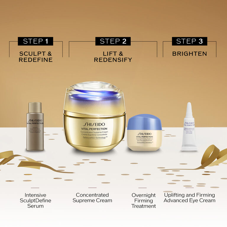 Vital Perfection Supreme Cream Holiday Pouch Set, 