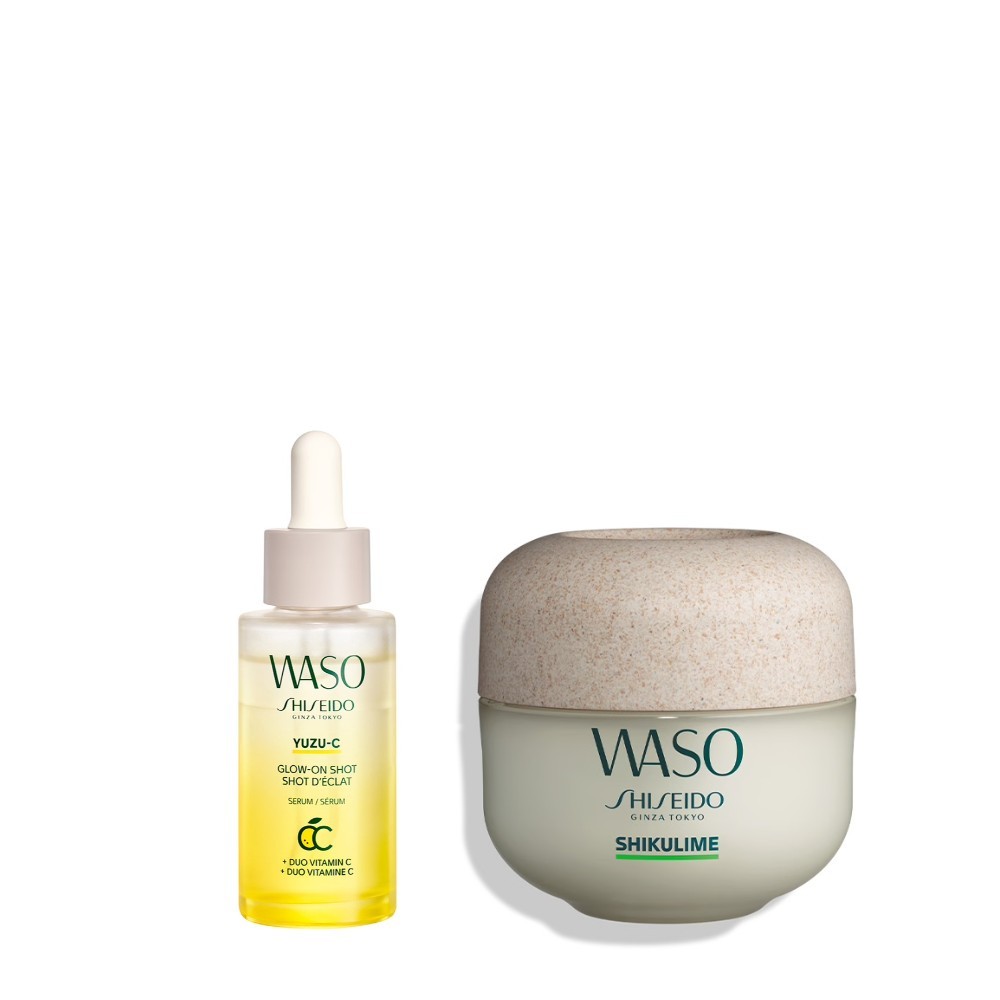 WASO Moisturizer & Glow On Shot Bundel, 