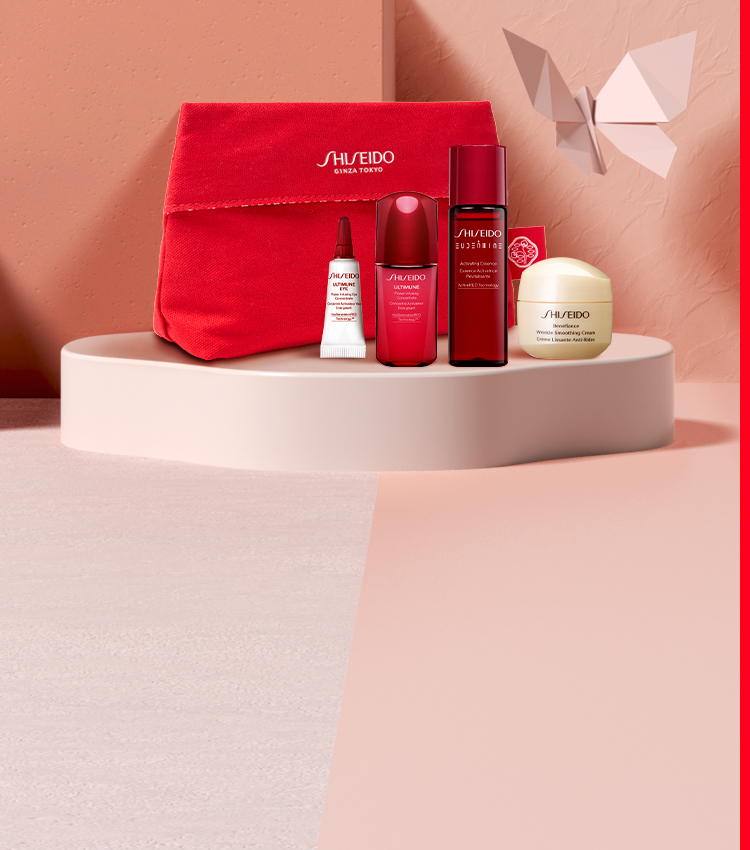 Découvrez une kit routine avec les bestsellers Shiseido. Cadeau offert dès 80€ d'achat. Code: SKINCARE