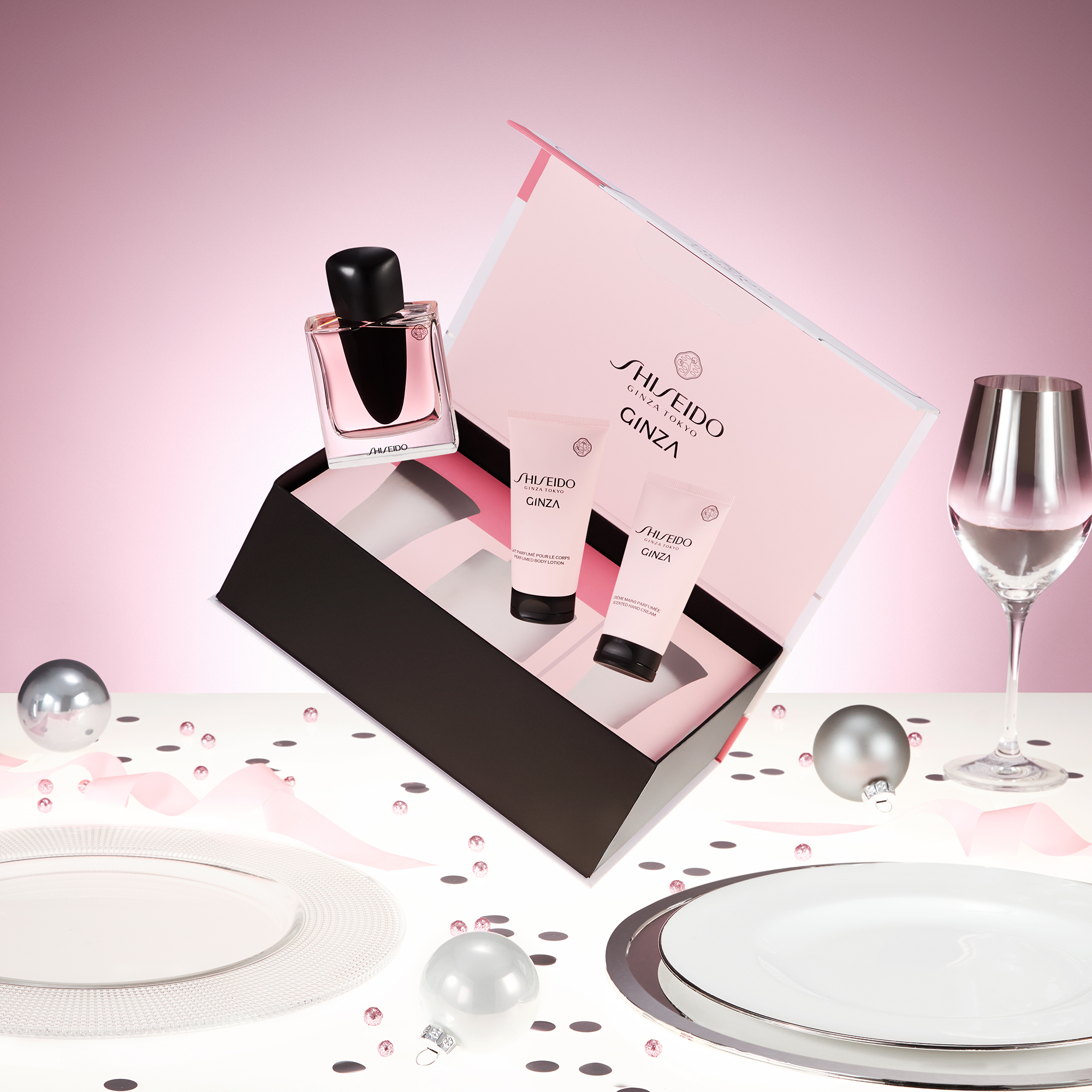 Ginza Eau De Parfum 50ml Holiday Kit, 