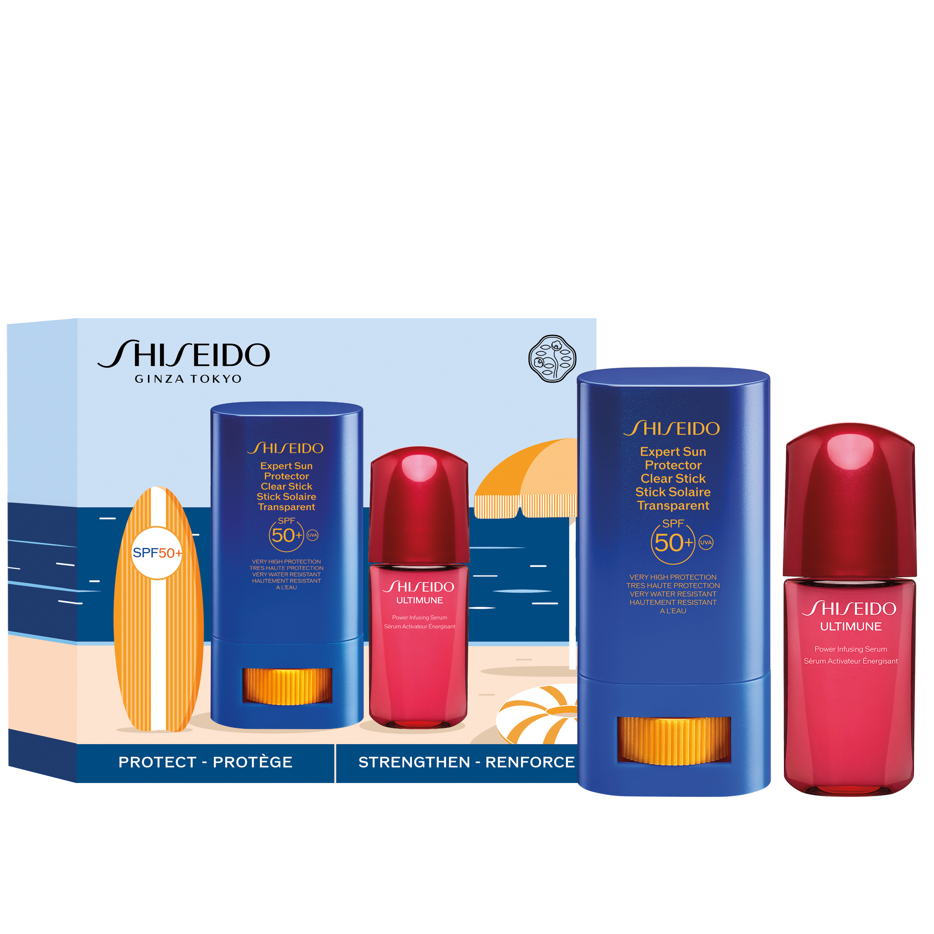 GSC Sun Protection Clear Stick Kit, 