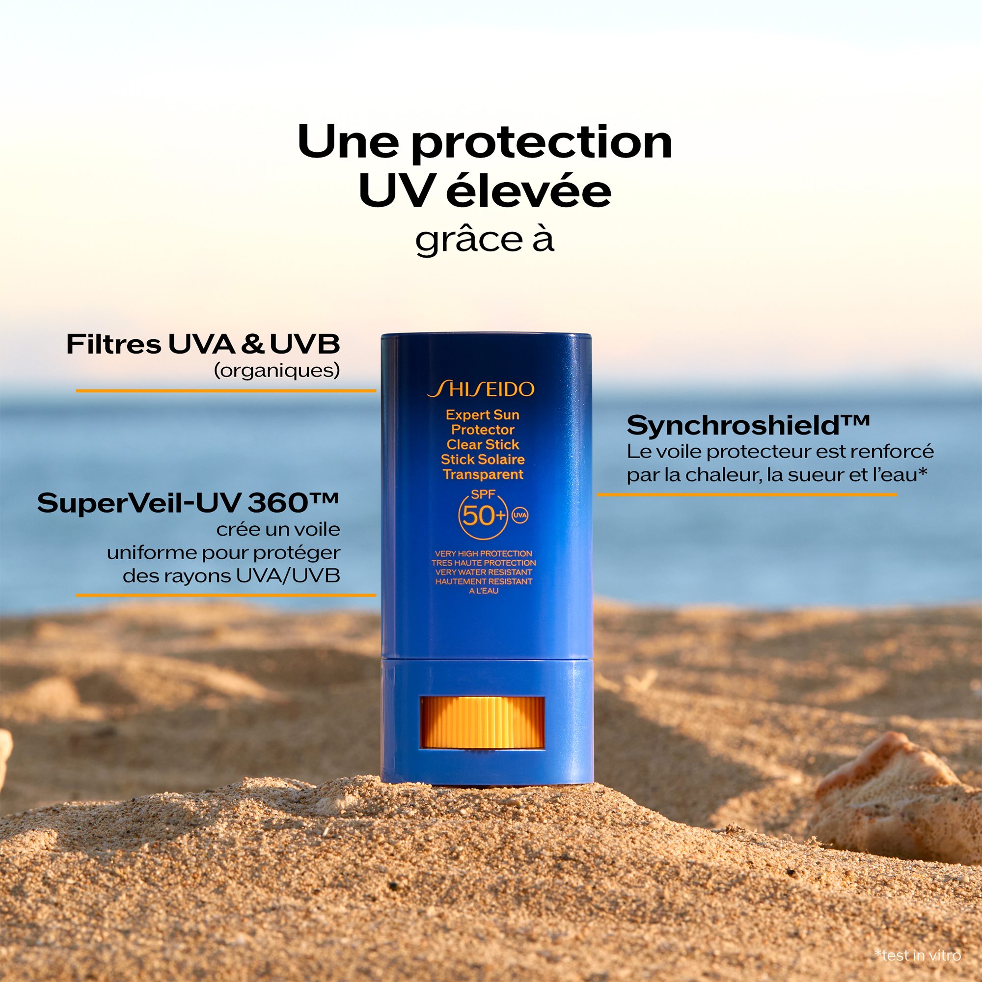Expert Sun Protector Stick Solaire Transparent SPF50+, 